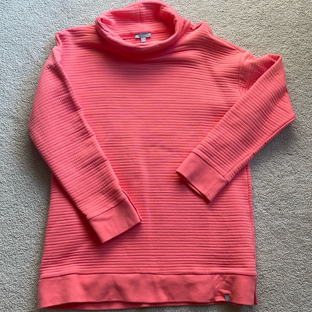 Coral Turtleneck Top Size Small